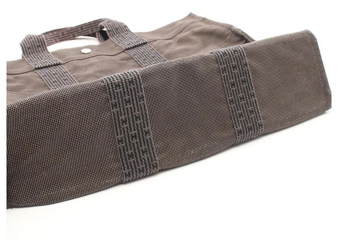 Hermès Bolso Tote Hermes Herline MM Castaño - vista 6