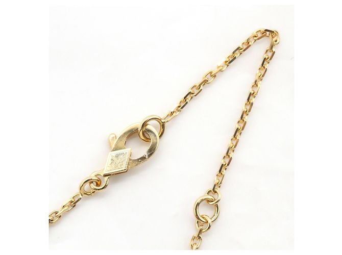 Van Cleef & Arpels Vintage Alhambra Halskette aus Perlmutt Weiß Golden - Ansicht 4