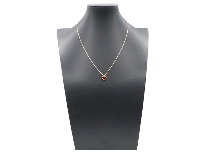 Collana Sweet Heart Carnelian Van Cleef & Arpels Rosso D'oro - vista 7