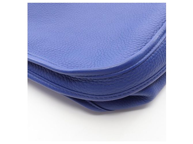 Hermès Hermes Evelyne 3 Trois GM Blue Electric Shoulder Bag - vista 6