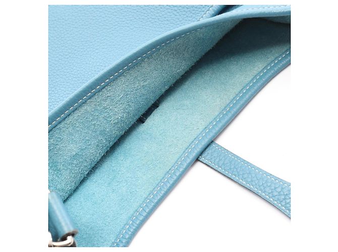 Hermès Hermes Evelyne 3 Trois PM Blue Jean Shoulder Bag - vista 6
