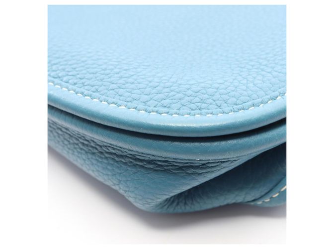 Hermès Hermes Evelyne 3 Trois PM Blue Jean Shoulder Bag - vista 8