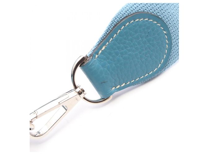 Hermès Hermes Evelyne 3 Trois PM Blue Jean Shoulder Bag - vista 9