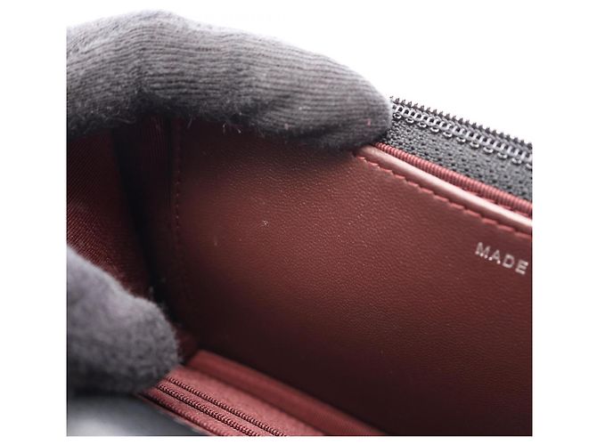 Borsa a tracolla Chanel Matelassé in pelle d'agnello nera Nero - vista 9
