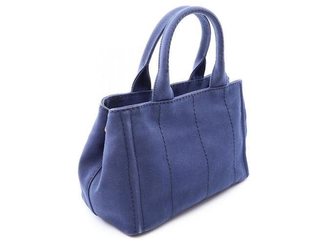 Bolso Tote 2-Way Prada CANAPA Azul marino - vista 2