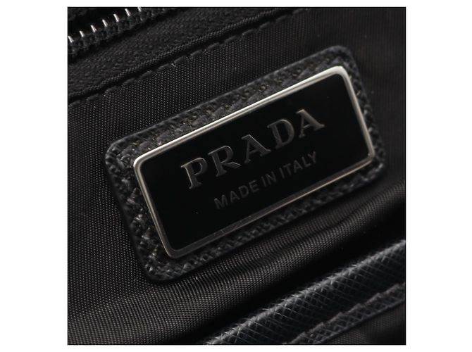 Saffiano Mochila Prada Re-Nylon Preto - vista 4