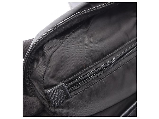 Saffiano Mochila Prada Re-Nylon Preto - vista 6