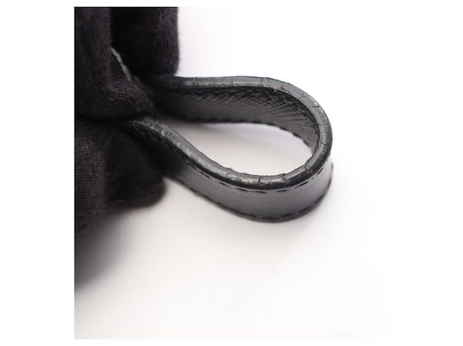 Saffiano Mochila Prada Re-Nylon Preto - vista 9