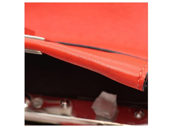 Borsa Fendi Micro Peekaboo 2-Way Rosso Multicolore - vista 10