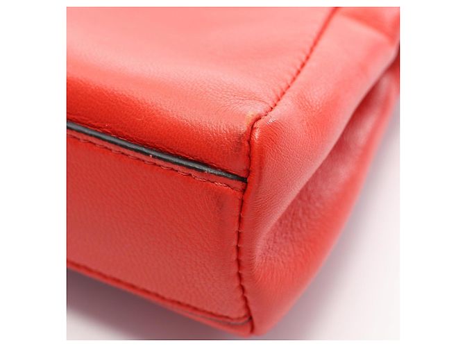 Borsa Fendi Micro Peekaboo 2-Way Rosso Multicolore - vista 7
