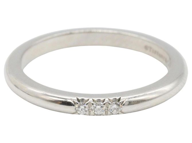 Autre Marque Fede nuziale Tiffany & Co. in platino Argento - vista 2