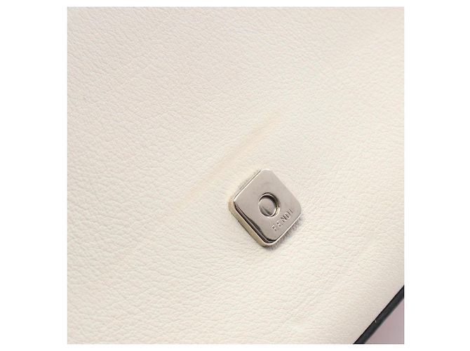 Borsa a mano 2-Way Fendi Double Micro Baguette Rosa Bianco Multicolore - vista 7
