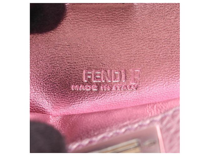 Borsa a mano 2-Way Fendi Peekaboo Nano Rosa - vista 5