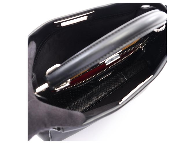Borsa Fendi Peekaboo Regular Monster Eye Nero - vista 3