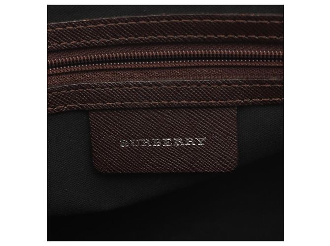 Borsa a mano Burberry Nova Check Marrone Multicolore Beige - vista 4
