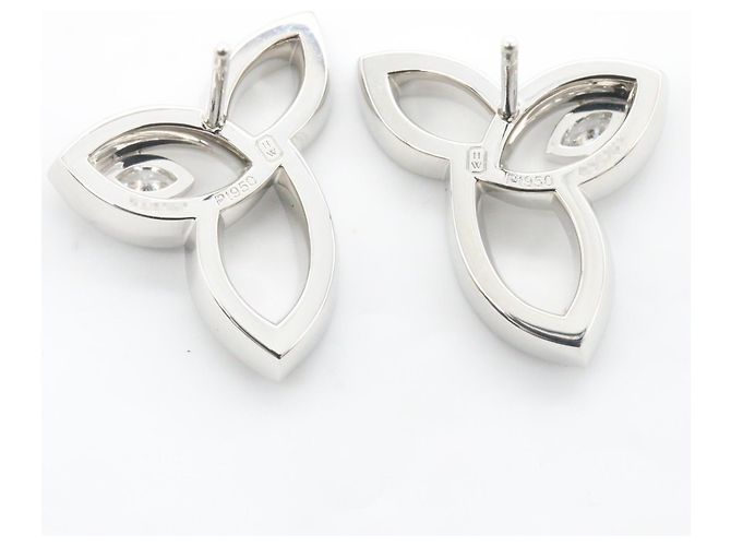 Orecchini Harry Winston Lily Cluster Argento - vista 4