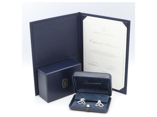 Orecchini Harry Winston Lily Cluster Argento - vista 6