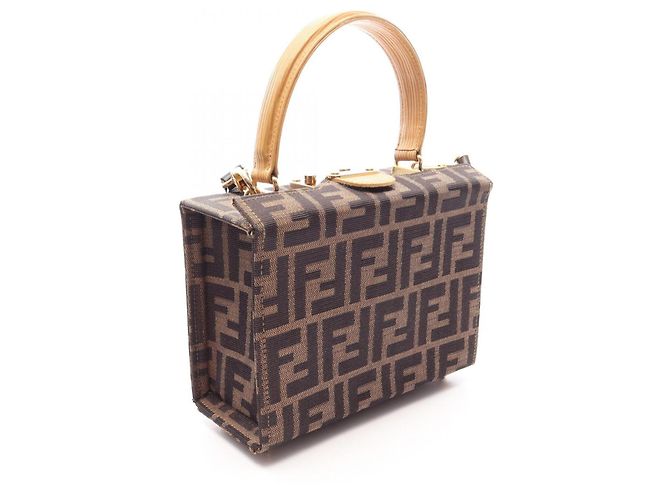 Borsa Fendi Zucca 2-Way Marrone - vista 2
