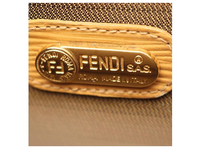 Borsa Fendi Zucca 2-Way Marrone - vista 4