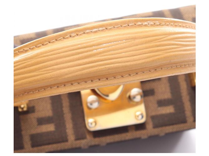 Borsa Fendi Zucca 2-Way Marrone - vista 7