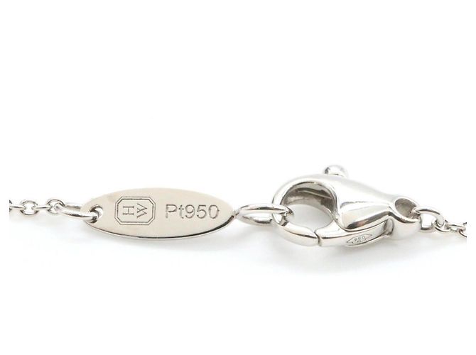 Collar Mini Lily Cluster Harry Winston Plata - vista 3