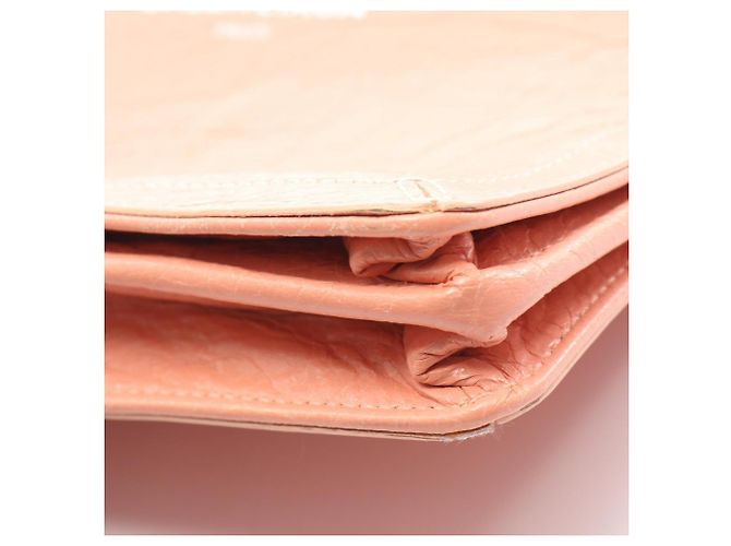 Borsa a tracolla Pochette Balenciaga in pelle arancione - vista 5