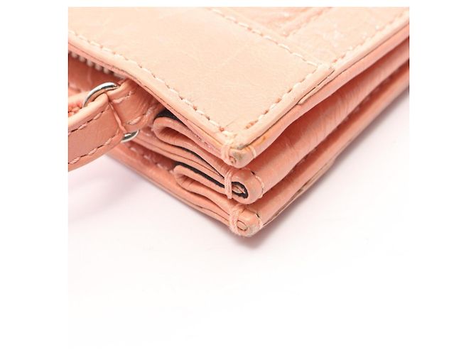 Borsa a tracolla Pochette Balenciaga in pelle arancione - vista 7