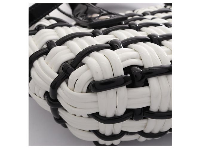 Everyday Balenciaga BISTRO XXS Bistro Basket Bag Nero Bianco - vista 6