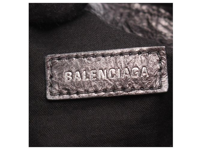 Borsa Tote Balenciaga Crush Metallic Marrone Metallico - vista 4