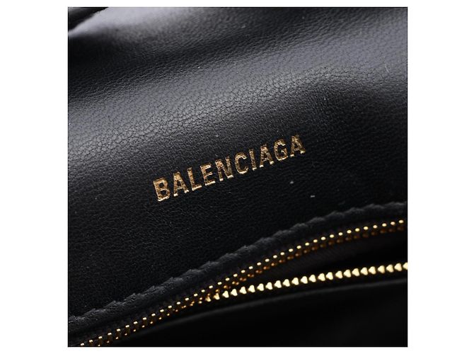 Borsa a tracolla piccola Balenciaga DOWNTOWN Nero - vista 4