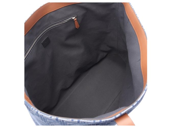 Bolso Shopping Fendi FF Medium Castaño Azul - vista 3