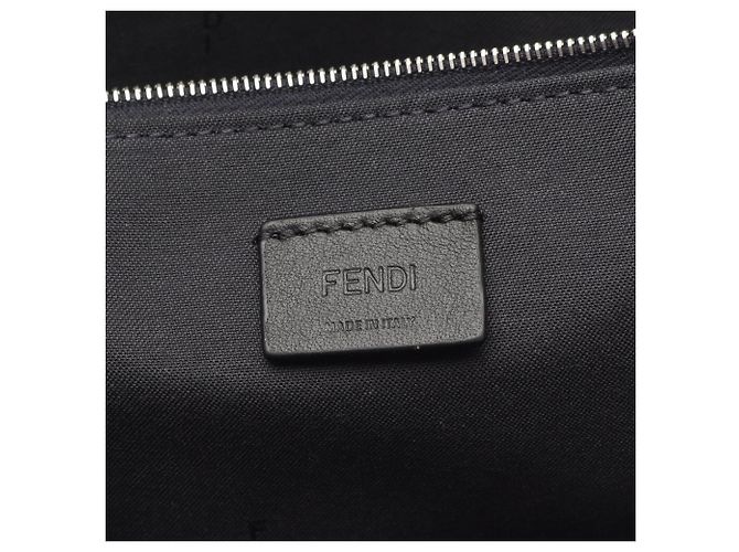 Bolso Shopping Fendi FF Medium Castaño Azul - vista 4