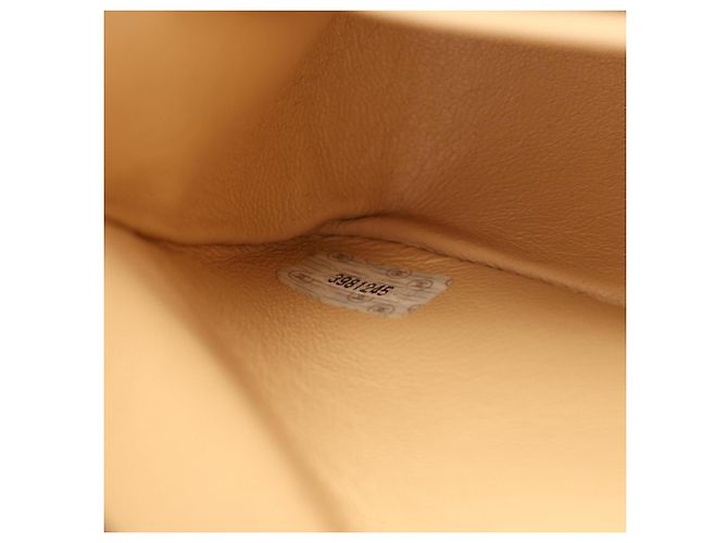 Timeless Chanel Matelassé Double Flap Handtasche Beige - Ansicht 5