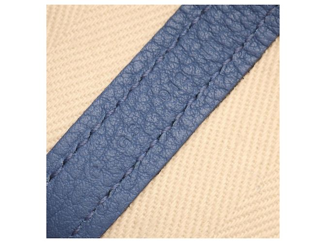 Hermès Borsa Tote Hermes Garden Party TPM Cle Blue Brighton Crudo - vista 5