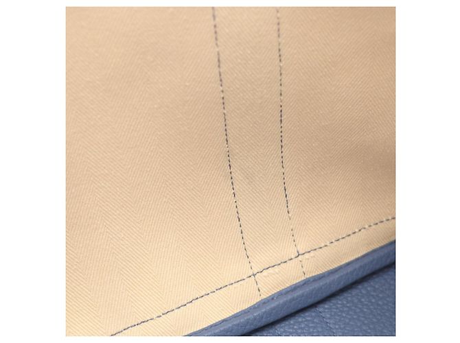 Hermès Borsa Tote Hermes Garden Party TPM Cle Blue Brighton Crudo - vista 6