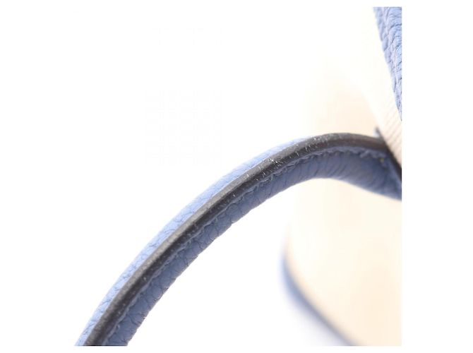 Hermès Borsa Tote Hermes Garden Party TPM Cle Blue Brighton Crudo - vista 7