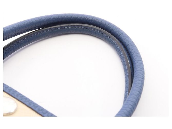 Hermès Borsa Tote Hermes Garden Party TPM Cle Blue Brighton Crudo - vista 9