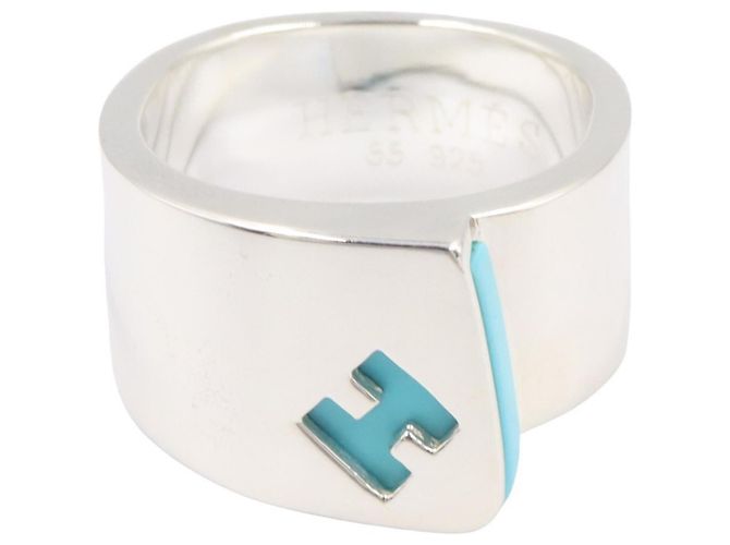 Ring Hermès Anillo Candy Hermes en Plata de Ley 925 Azul - vista 2