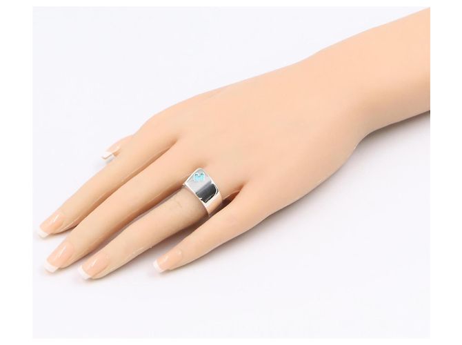 Ring Hermès Anillo Candy Hermes en Plata de Ley 925 Azul - vista 7