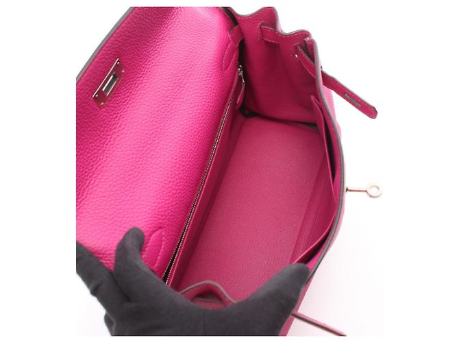 Hermès Hermes Kelly 28 Handtasche Lila - Ansicht 3