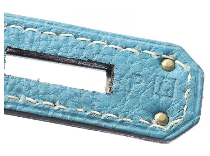 Hermès Zaino/Borsa Hermes Kelly Ad GM in Blue Jean - vista 5