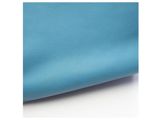 Hermès Zaino/Borsa Hermes Kelly Ad GM in Blue Jean - vista 8