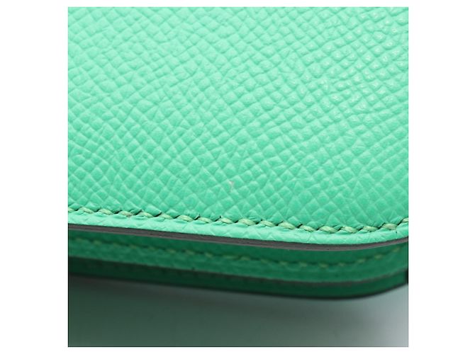 Hermès Bolso de hombro Hermes Constance 3 Mini Vert Comic Verde - vista 6