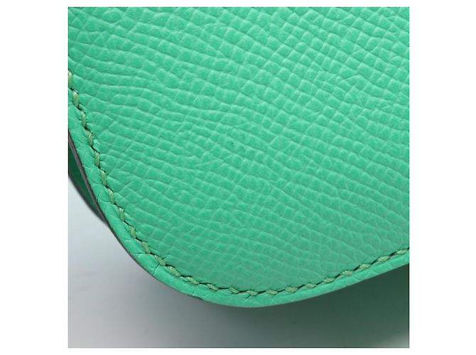 Hermès Bolso de hombro Hermes Constance 3 Mini Vert Comic Verde - vista 7