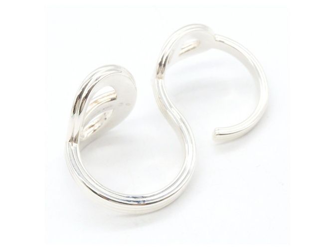 Hermès Hermes Chaine d'Ancre 24 Double Ring Argento - vista 4