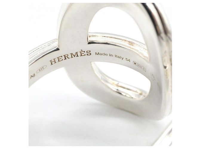 Hermès Hermes Chaine d'Ancre 24 Double Ring Argento - vista 5