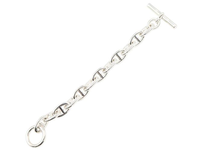Hermès Bracciale con Charms Hermes Chaine d'Ancre TGM 12-Link Argento - vista 3