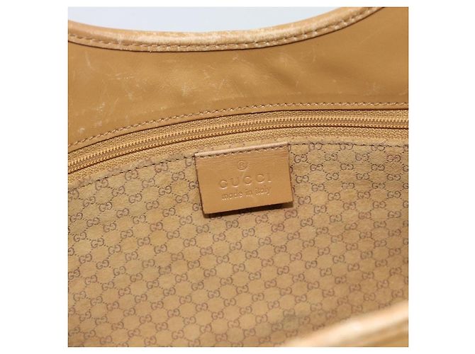 Gucci Jackie O Leather Medium Bege - vista 6