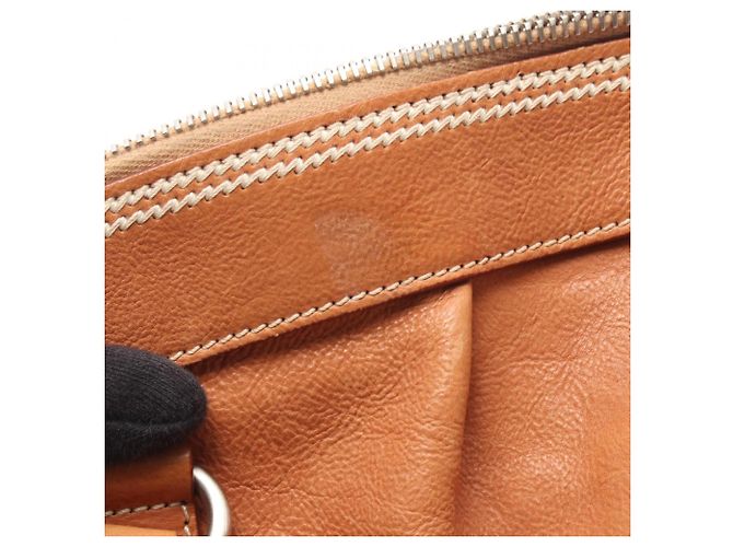 Borsa a mano in pelle Christian Dior Marrone - vista 11