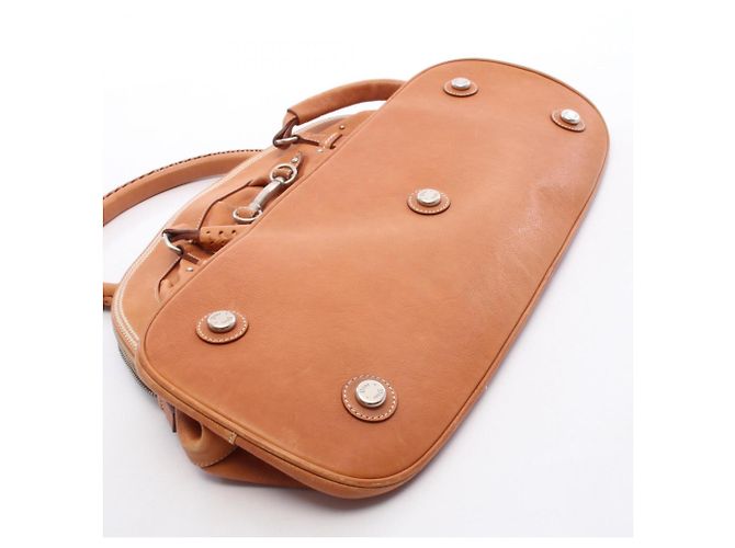 Borsa a mano in pelle Christian Dior Marrone - vista 12